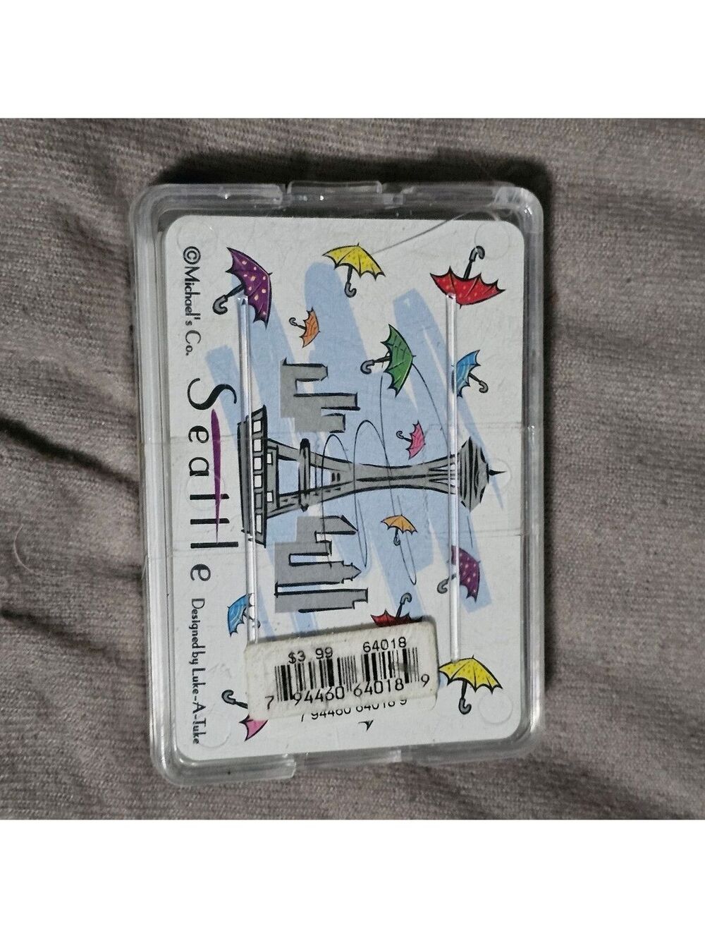 Seattle Themed Playing Cards by Michaels
